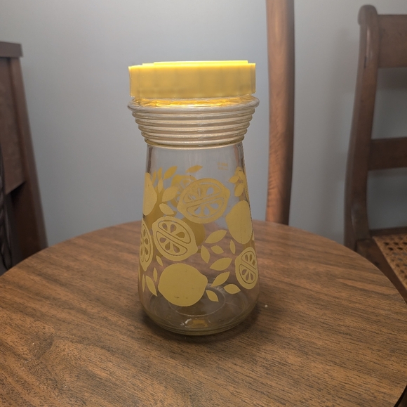 Vintage Other - Vintage Glass Lemonade Pitcher
